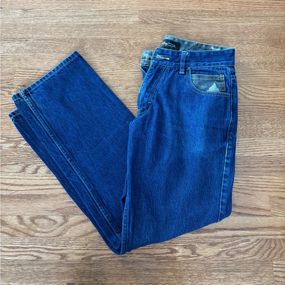 Lrg Men's Dark Blue Straight Jeans